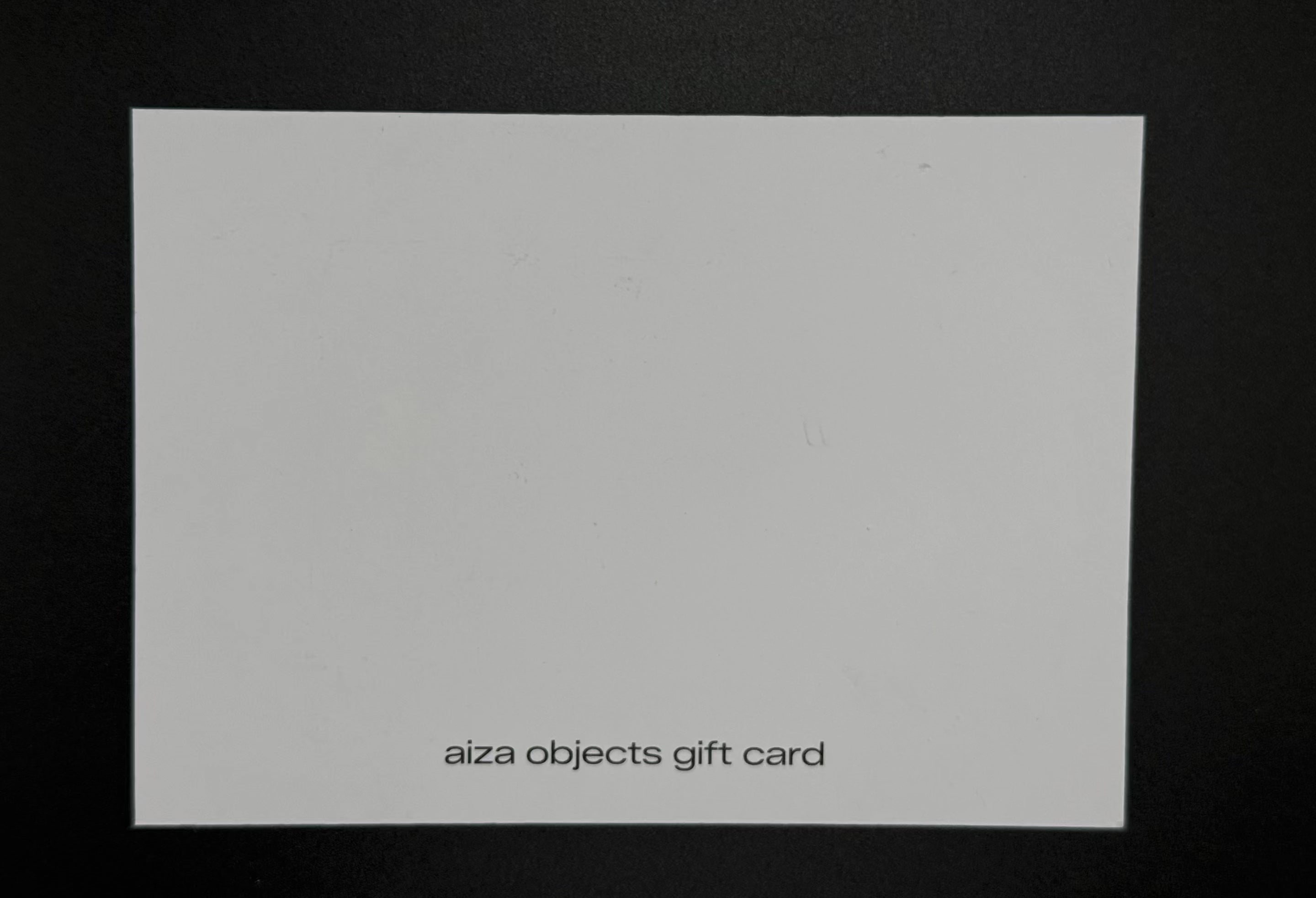 Physical Gift Card